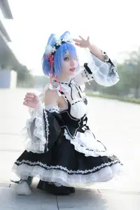 Coser Hua Qi Hana's Adorable Cat Rem Cosplay at Anime Carnival - image 4