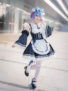 Coser Hua Qi Hana's Adorable Cat Rem Cosplay at Anime Carnival - image 23