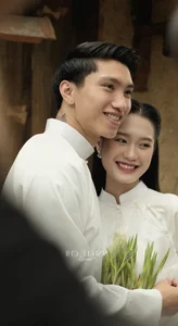 Stunning Wedding Photos of Footballer Doan Van Hau and Bride Doan Hai My - image 2