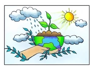 150+ Creative and Meaningful Green Earth Drawing Ideas for Inspiration - image 26