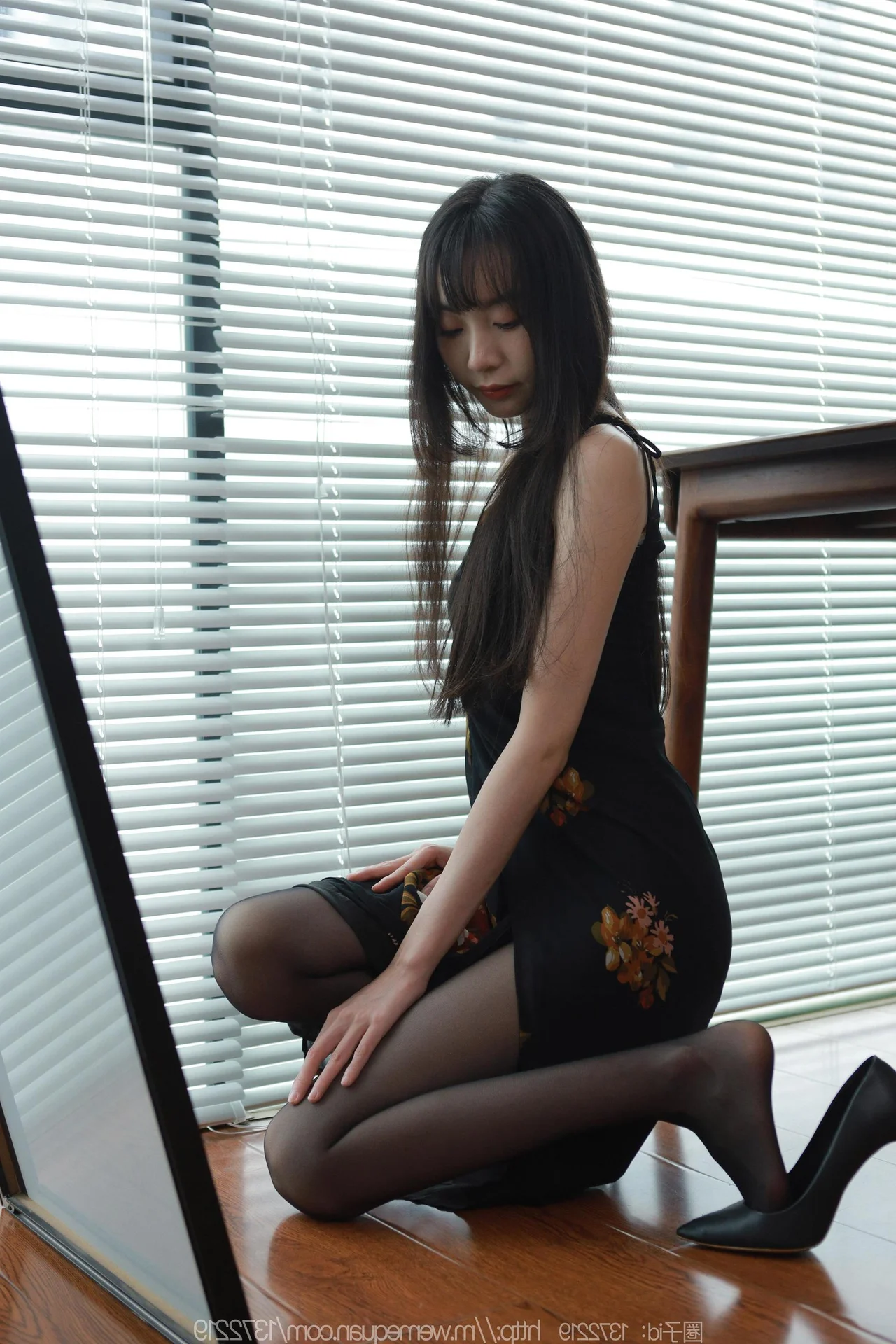 Tuan Tuan in Black High Heels IESS Fashion Spotlight