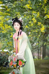 Graceful Hanfu Beauty with Dreamy Butterfly Kite - Zi Yu, YiTuYu Vol.8737 - image 11