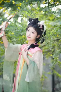 Graceful Hanfu Beauty with Dreamy Butterfly Kite - Zi Yu, YiTuYu Vol.8737 - image 17