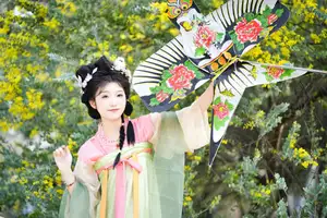Graceful Hanfu Beauty with Dreamy Butterfly Kite - Zi Yu, YiTuYu Vol.8737 - image 0