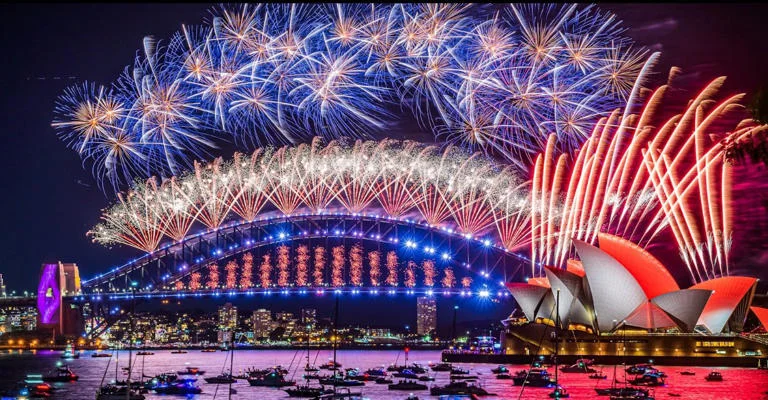 Spectacular New Year Celebrations in New Zealand and Australia