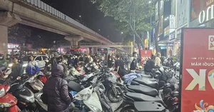 Hanoi's Last-Minute Tet Shopping Rush Leads to Midnight Traffic Jams - image 6