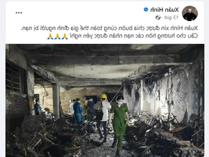 Vietnamese Celebrities Express Deep Sorrow Over Tragic Mini-Apartment Fire in Hanoi - image 7