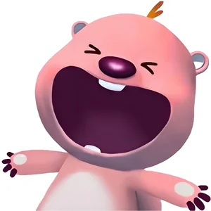 Cute Loopy Memes: The Hilarious Pink Beaver Sensation - image 37