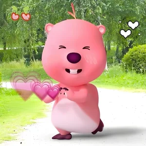 Cute Loopy Memes: The Hilarious Pink Beaver Sensation - image 43