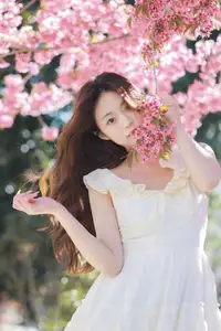Captivating chickkii: A Vision of Spring Under Cherry Blossoms - YiTuYu Vol.8707 - image 6