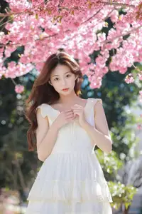 Captivating chickkii: A Vision of Spring Under Cherry Blossoms - YiTuYu Vol.8707 - image 22