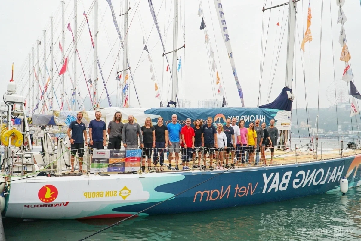 Clipper Round the World Yacht Race Arrives in Ha Long Bay Vietnam