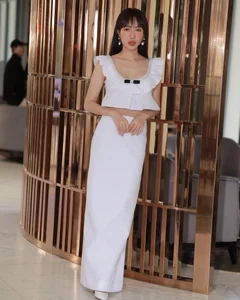Dieu Nhi Embraces Feminine Charm with Stunning Dress and Skirt Outfits - image 6