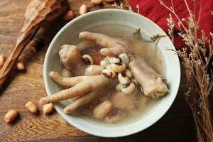 Delicious Chicken Feet and Straw Mushroom Soup for Collagen Boost - image 1