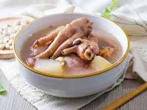 Delicious Chicken Feet and Straw Mushroom Soup for Collagen Boost - image 0
