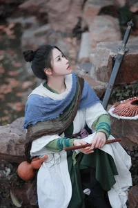 Elegant Traditional Chinese Aesthetic Photography: Art Language Vol.9375 Yi Zhan Bai Cha Qing Huan Collection - image 0