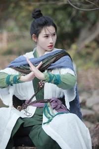 Elegant Traditional Chinese Aesthetic Photography: Art Language Vol.9375 Yi Zhan Bai Cha Qing Huan Collection - image 1
