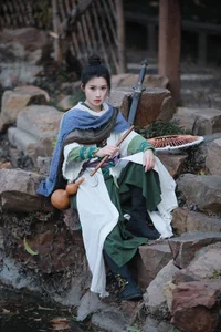 Elegant Traditional Chinese Aesthetic Photography: Art Language Vol.9375 Yi Zhan Bai Cha Qing Huan Collection - image 20