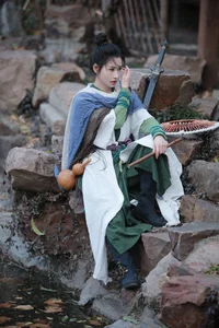 Elegant Traditional Chinese Aesthetic Photography: Art Language Vol.9375 Yi Zhan Bai Cha Qing Huan Collection - image 14