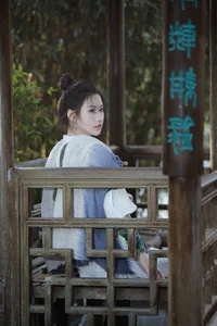 Elegant Traditional Chinese Aesthetic Photography: Art Language Vol.9375 Yi Zhan Bai Cha Qing Huan Collection - image 2
