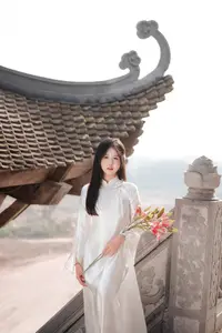 Discover the gentle beauty of Vietnamese girl in white Ao Dai - image 2