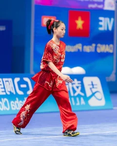 Wushu Athlete Phuong Nhi Stuns with Elegant and Glamorous Transformation - image 7