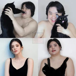 Low Cost Cosplay Creator Hilariously Mimics Han So Hee Using His Cat - image 9