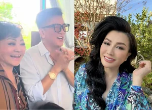 Trizzie Phuong Trinh Visits Dam Vinh Hung's Shop and Meets Icon Huong Lan - image 1