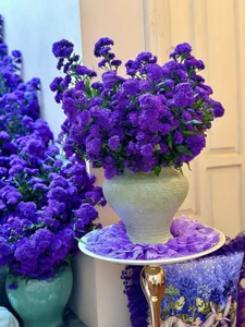 Breathtaking Home Decor: Transforming a Staircase with 150 Bundles of Michaelmas Daisies - image 7
