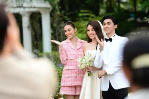 Miss Vietnam Tieu Vy Steals the Spotlight with Bold Wedding Guest Fashion - image 2
