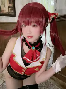 Coser Mime as Marine: Captivating Cosplay Photo Set (24P) - image 2