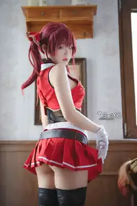 Coser Mime as Marine: Captivating Cosplay Photo Set (24P) - image 9