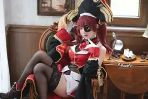Coser Mime as Marine: Captivating Cosplay Photo Set (24P) - image 11