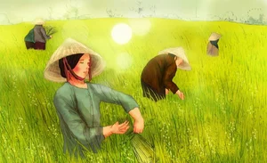 The Enchanting Fairy Tale of the Rice Fairy: A Vietnamese Legend - image 6