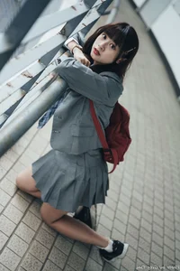 Elegant Campus Fashion: Ruoying’s Sophisticated Urban Style at the University of Science and Technology Beijing (USTB) with Chic Black Stockings - image 11