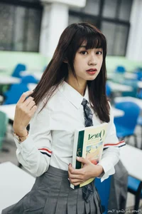 Elegant Campus Fashion: Ruoying’s Sophisticated Urban Style at the University of Science and Technology Beijing (USTB) with Chic Black Stockings - image 6
