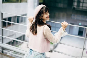 Elegant Campus Fashion: Ruoying’s Sophisticated Urban Style at the University of Science and Technology Beijing (USTB) with Chic Black Stockings - image 9