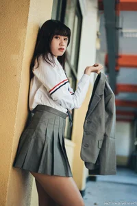 Elegant Campus Fashion: Ruoying’s Sophisticated Urban Style at the University of Science and Technology Beijing (USTB) with Chic Black Stockings - image 18