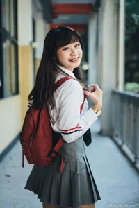 Elegant Campus Fashion: Ruoying’s Sophisticated Urban Style at the University of Science and Technology Beijing (USTB) with Chic Black Stockings - image 41