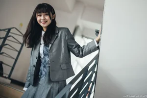 Elegant Campus Fashion: Ruoying’s Sophisticated Urban Style at the University of Science and Technology Beijing (USTB) with Chic Black Stockings - image 39