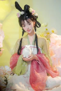 Timeless Beauty and Artistry: Shi Yi in YiTuYu Vol.7650 Collection - image 4