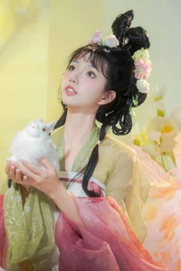 Timeless Beauty and Artistry: Shi Yi in YiTuYu Vol.7650 Collection - image 2
