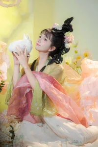 Timeless Beauty and Artistry: Shi Yi in YiTuYu Vol.7650 Collection - image 18