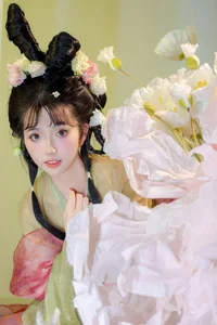 Timeless Beauty and Artistry: Shi Yi in YiTuYu Vol.7650 Collection - image 7