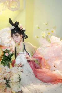 Timeless Beauty and Artistry: Shi Yi in YiTuYu Vol.7650 Collection - image 17