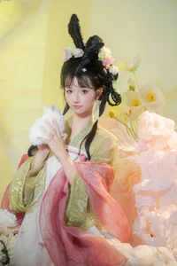 Timeless Beauty and Artistry: Shi Yi in YiTuYu Vol.7650 Collection - image 3