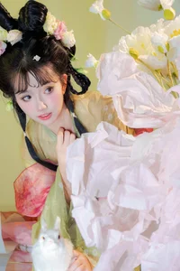 Timeless Beauty and Artistry: Shi Yi in YiTuYu Vol.7650 Collection - image 11