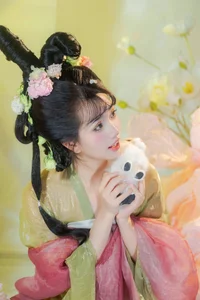Timeless Beauty and Artistry: Shi Yi in YiTuYu Vol.7650 Collection - image 19