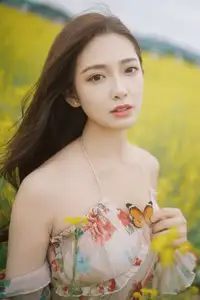 Ying Er YY Captivating in Golden Flower Field – YiTuYu Art Language Vol.8672 - image 12