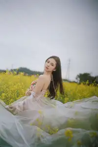 Ying Er YY Captivating in Golden Flower Field – YiTuYu Art Language Vol.8672 - image 2
